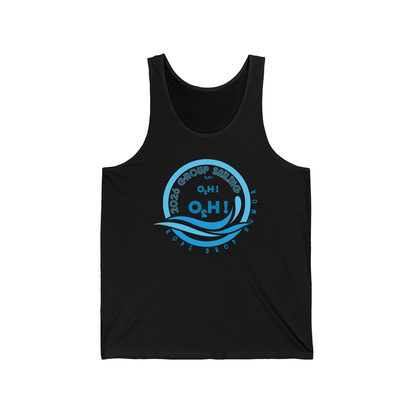 Topside of water Unisex Tank