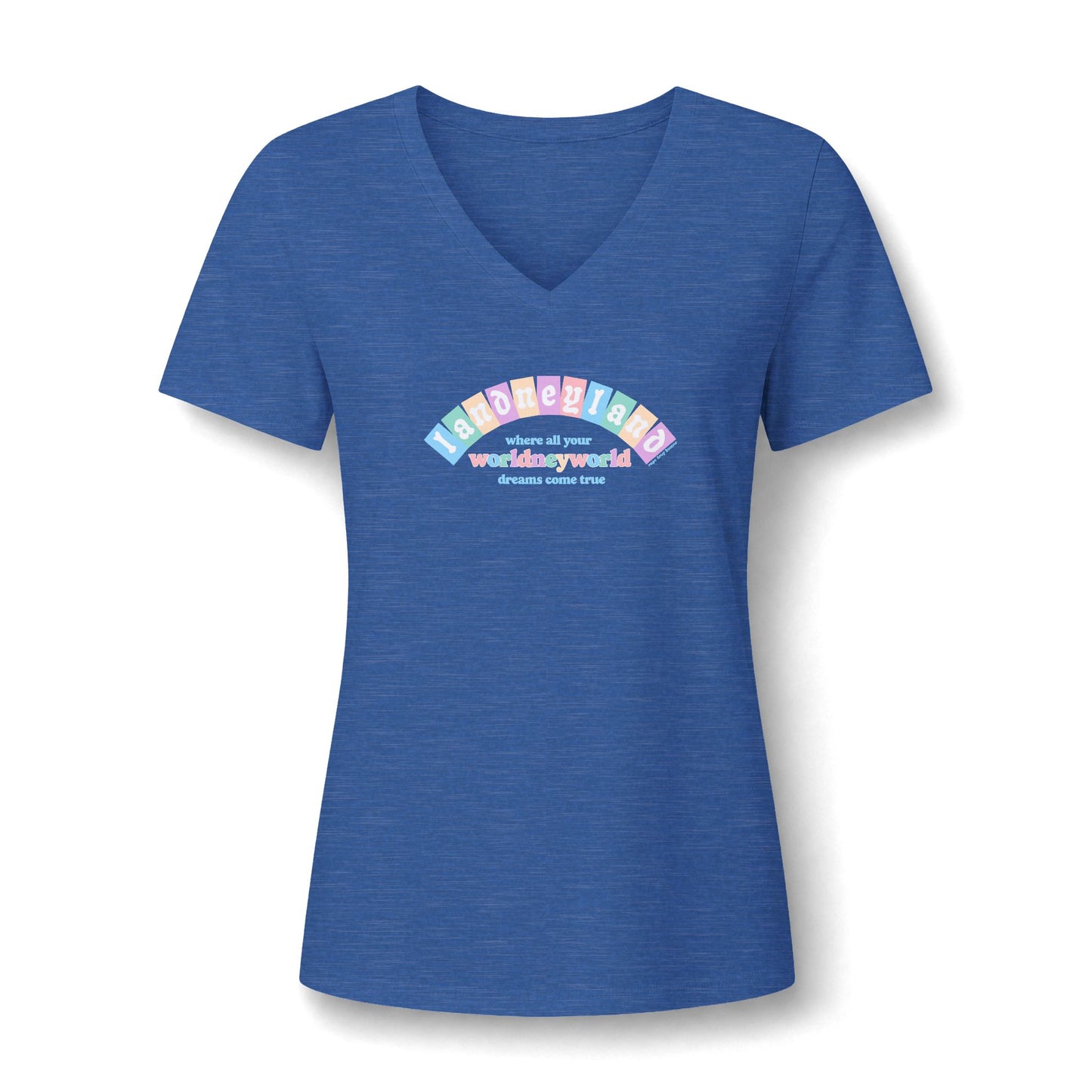 Landneyland Worldneyworld Women's Fit V-neck