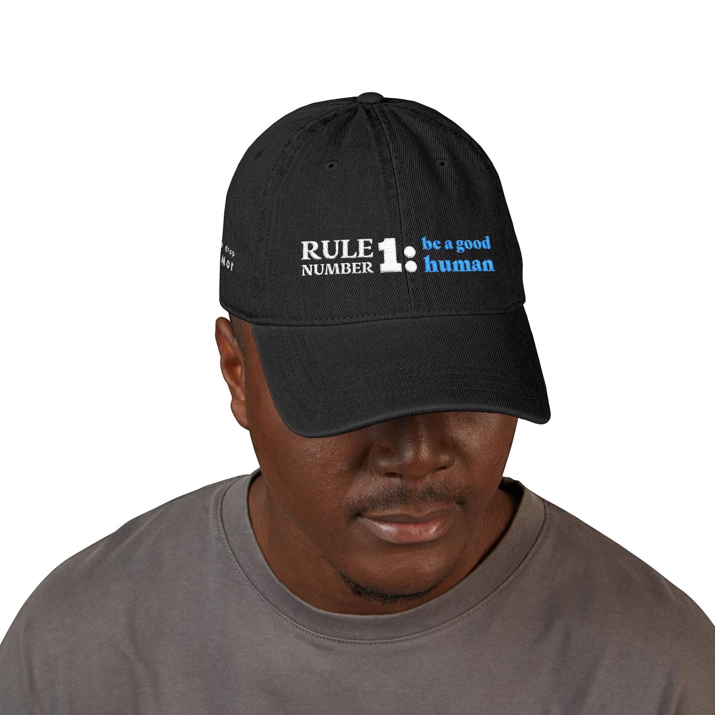 Rule Number One Hat; Black