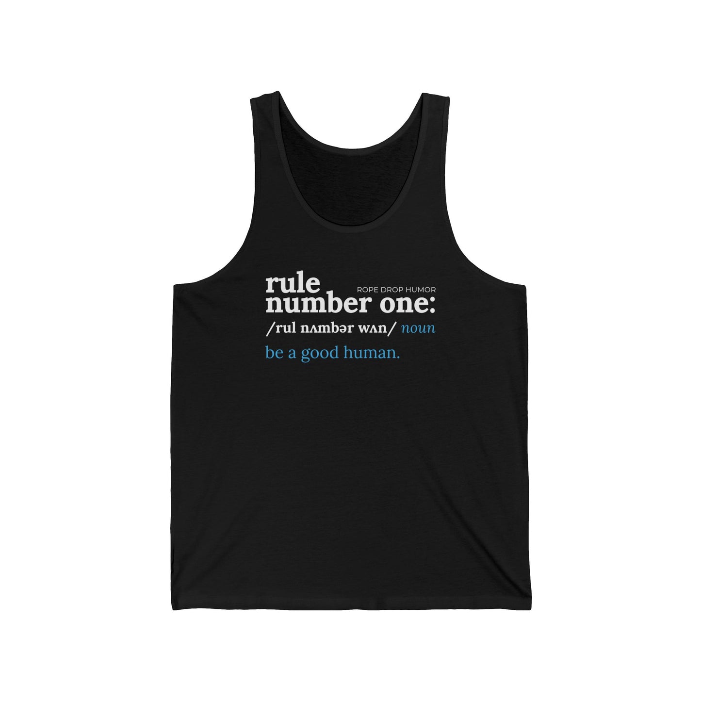 Rule Number One Unisex Tank