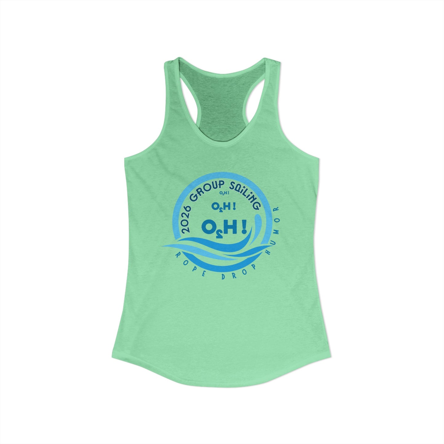 Topside of Water Racerback Tank