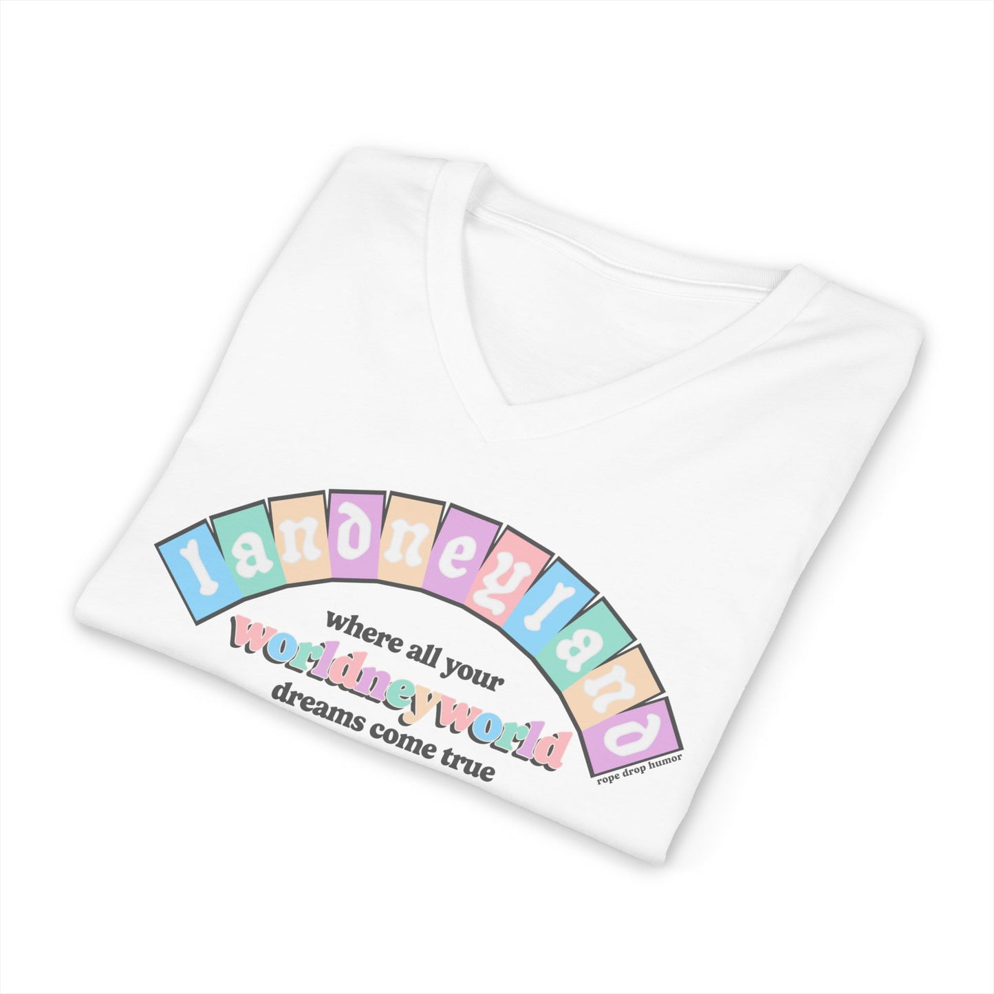 Landneyland Worldneyworld V-Neck