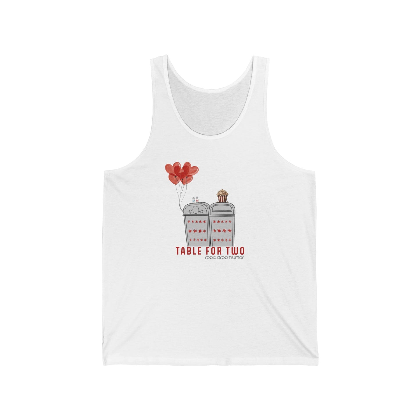 Table For Two Unisex Tank