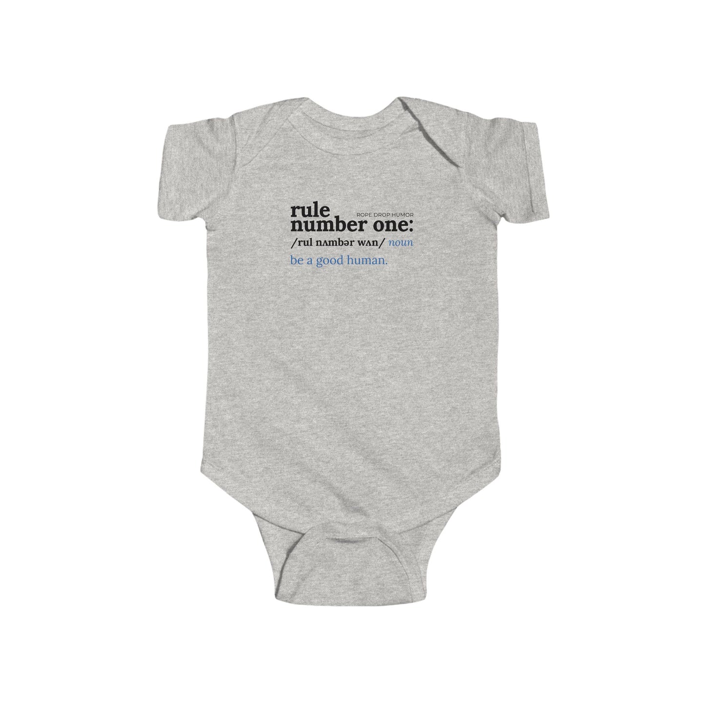 Rule Number One Onesie