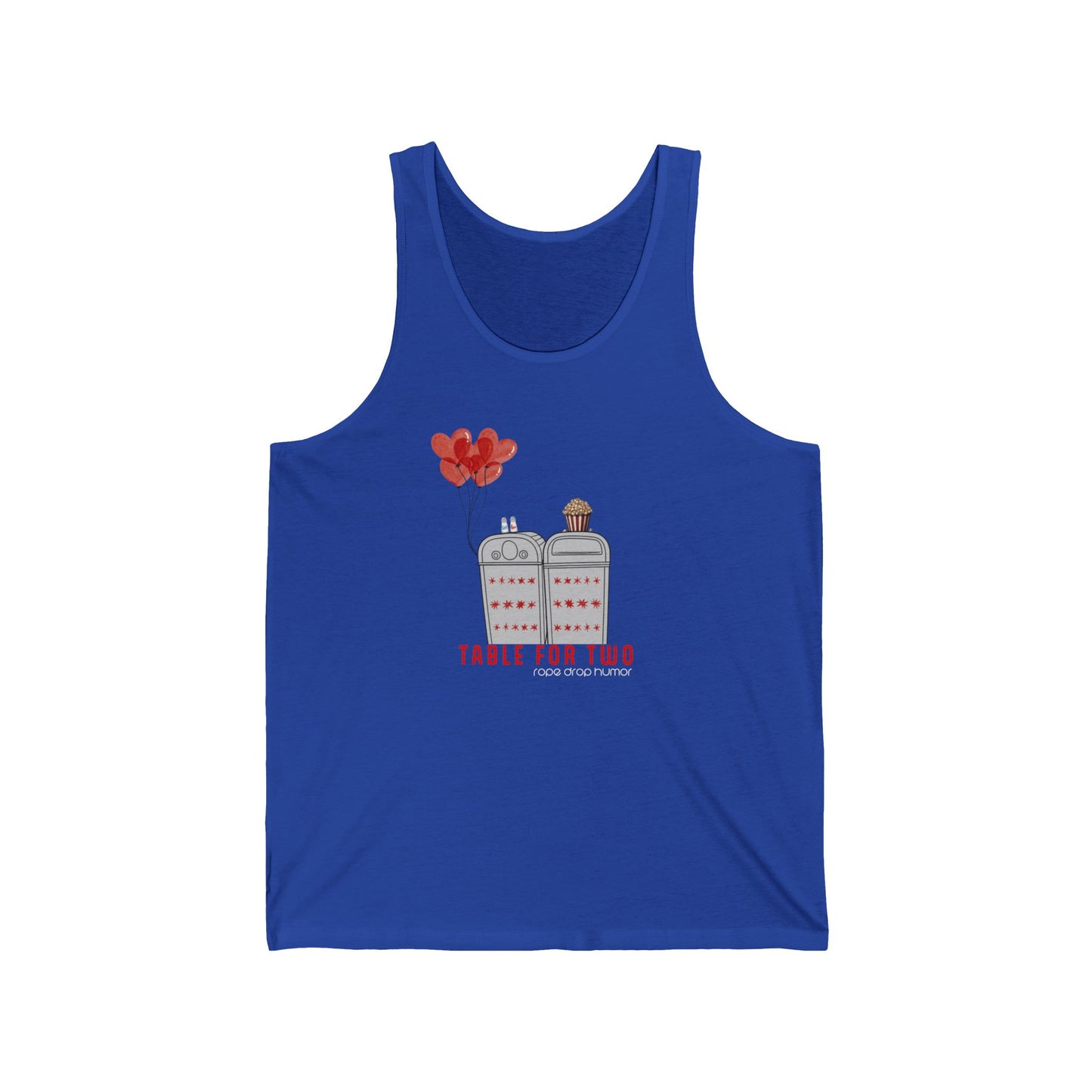 Table For Two Unisex Tank