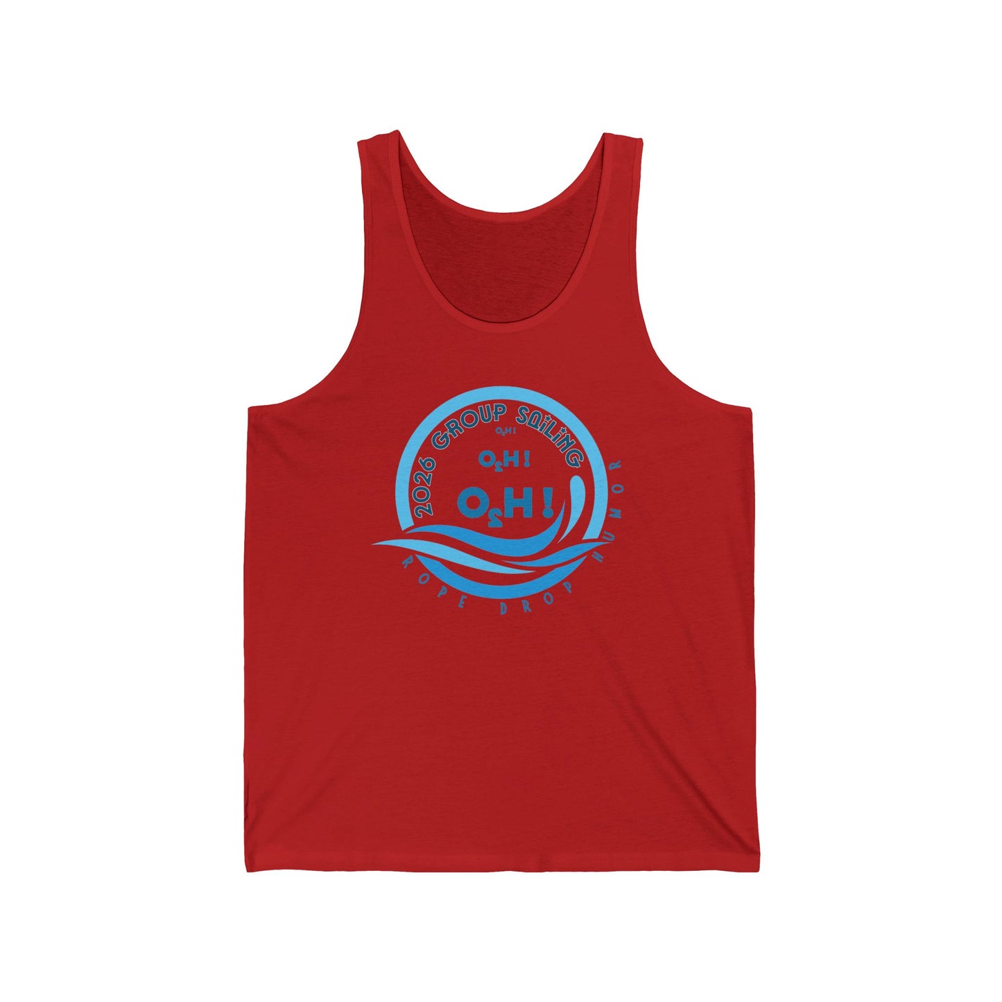 Topside of water Unisex Tank