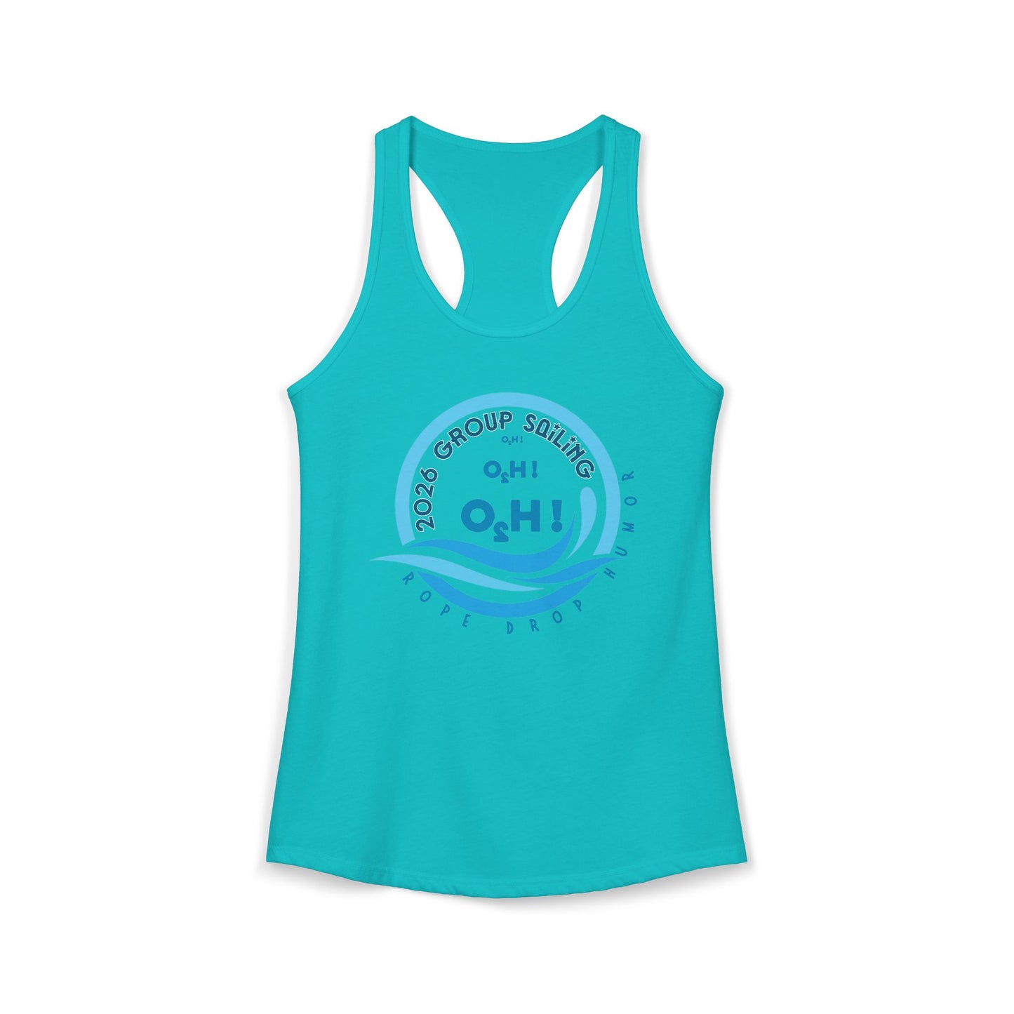 Topside of Water Racerback Tank