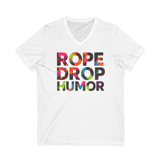 Rope Drop Humor V-Neck