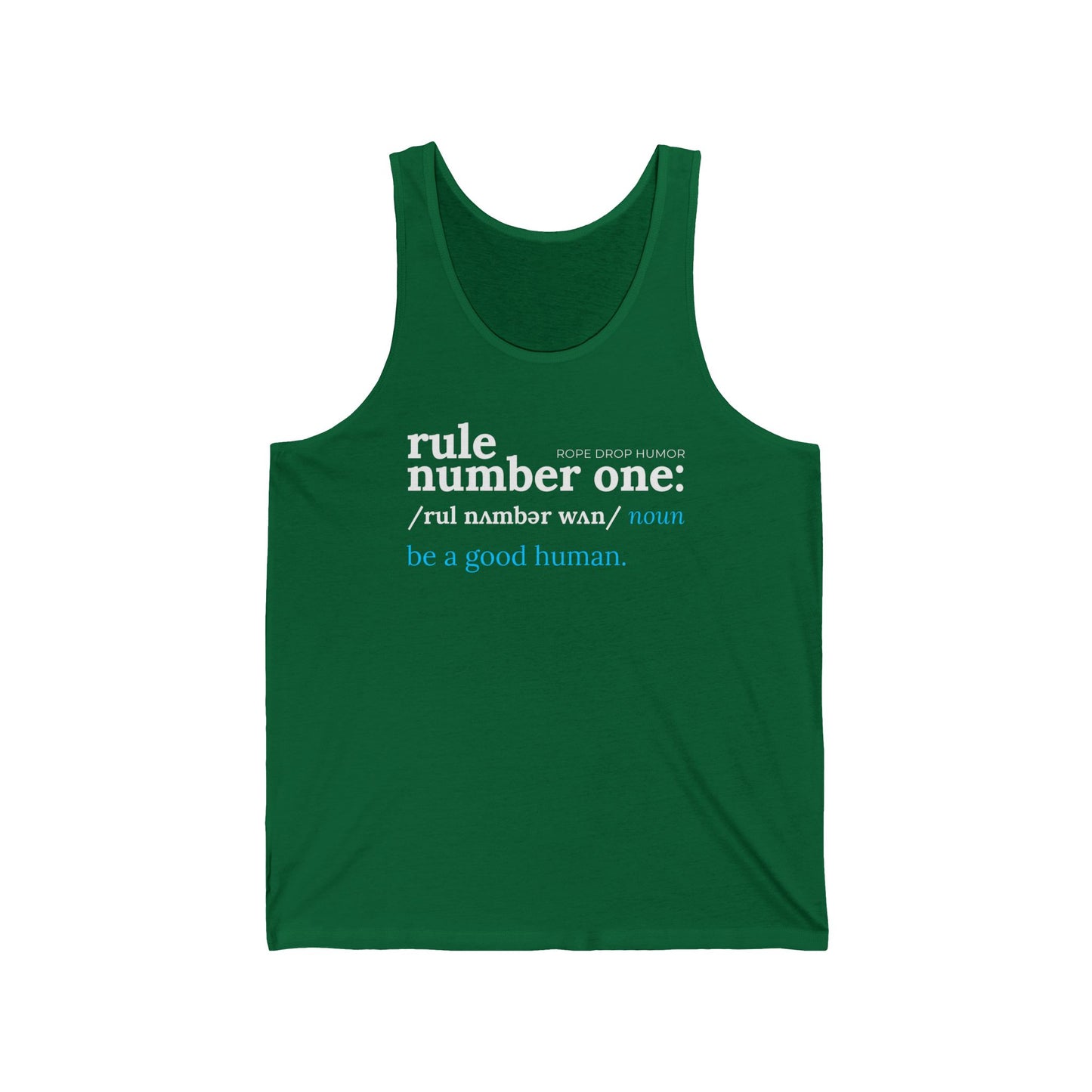 Rule Number One Unisex Tank