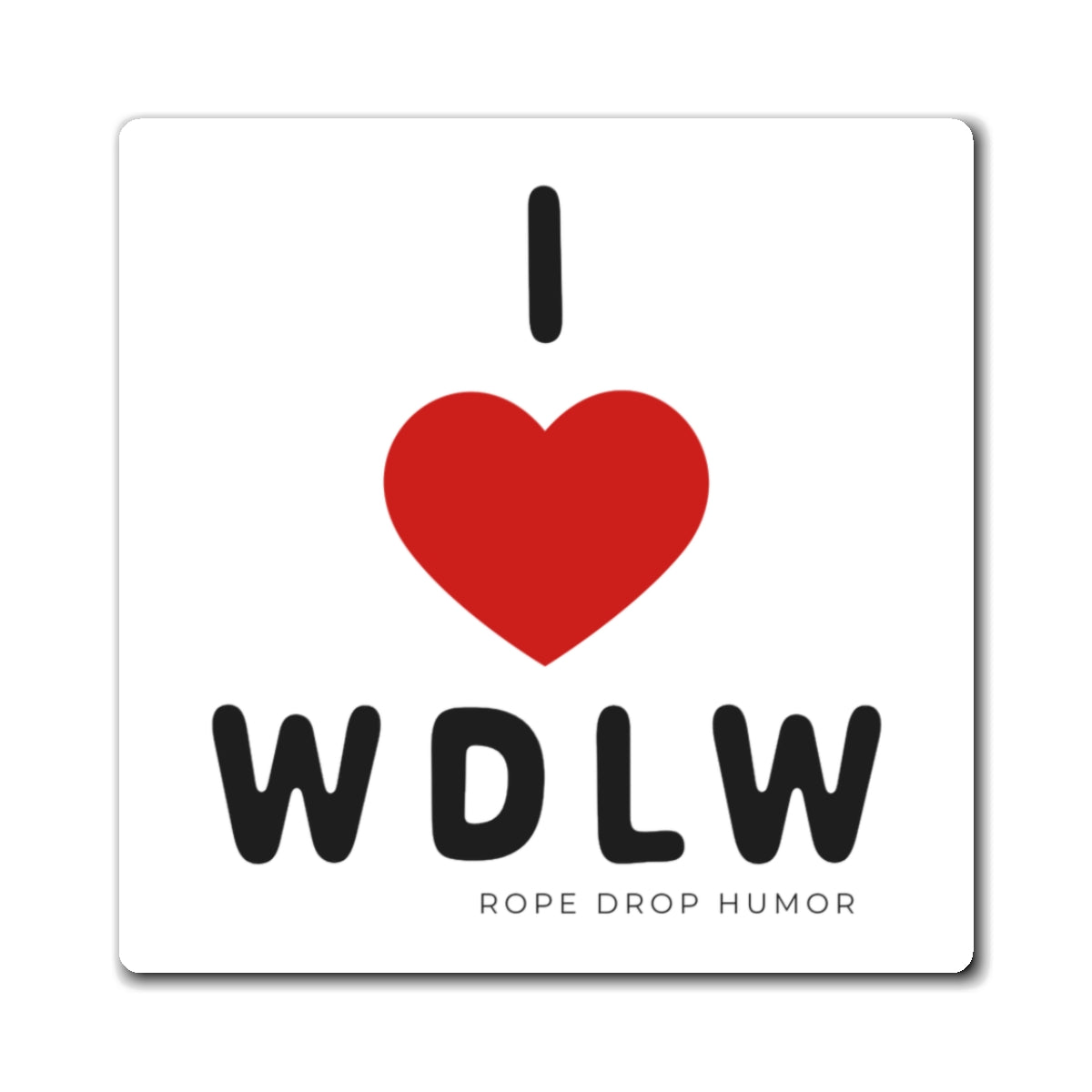 I <3 WDLW Magnet