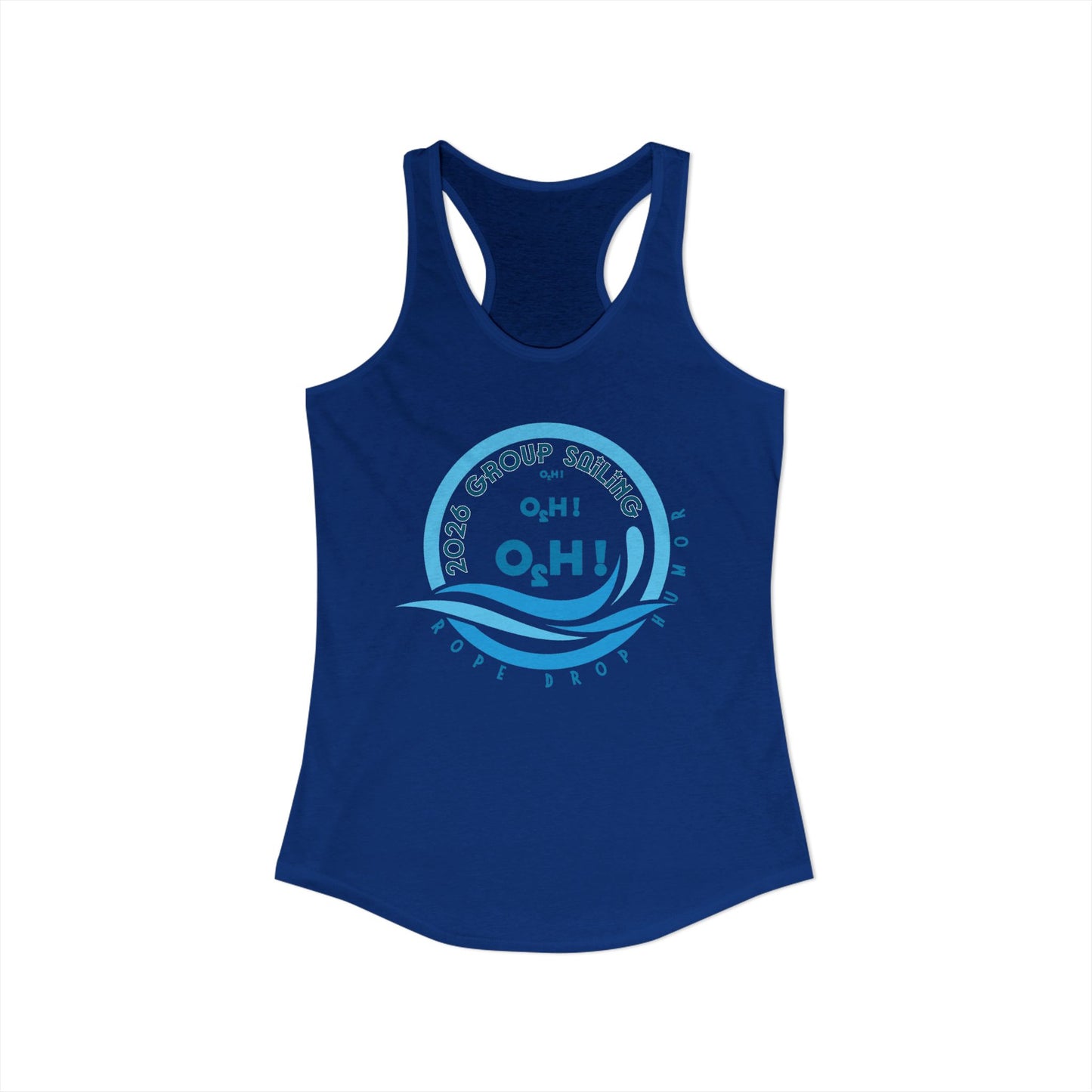 Topside of Water Racerback Tank