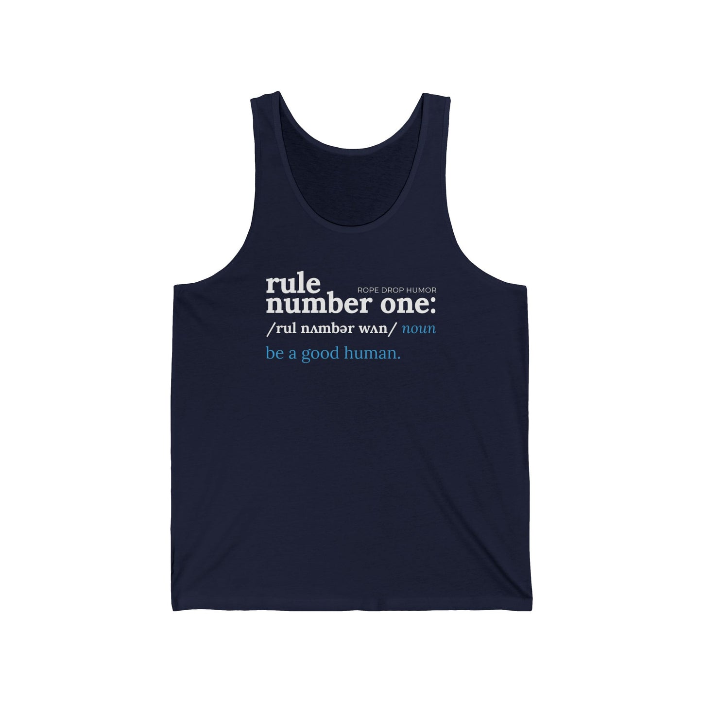 Rule Number One Unisex Tank