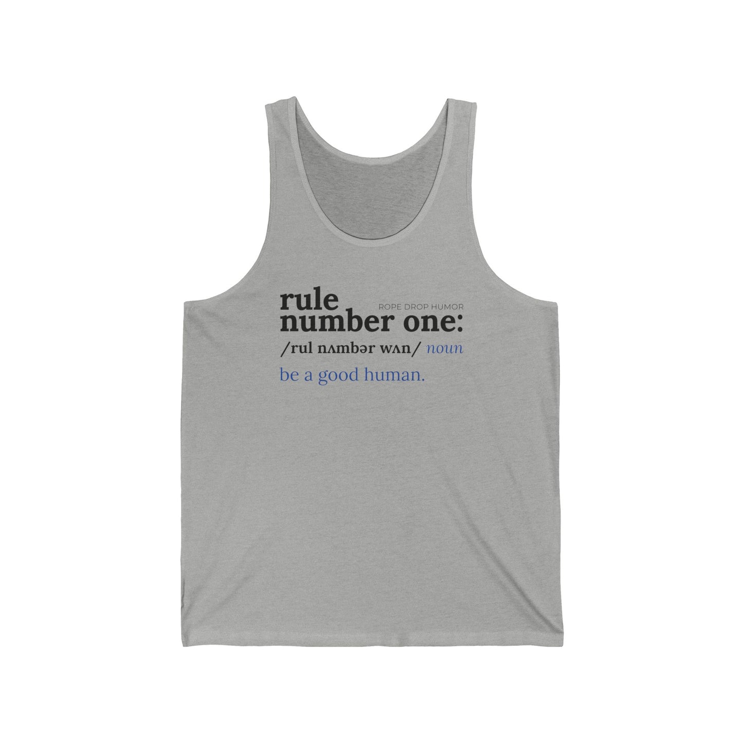 Rule Number One Unisex Tank