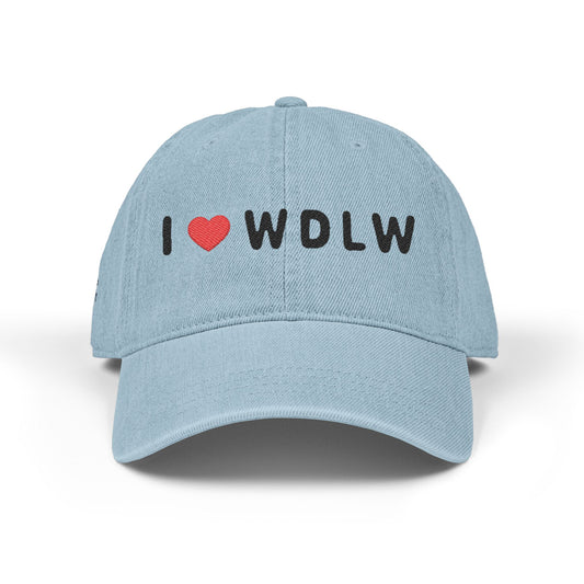 I <3 WDLW Hat; Light Blue