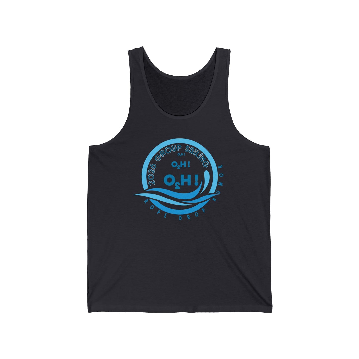 Topside of water Unisex Tank