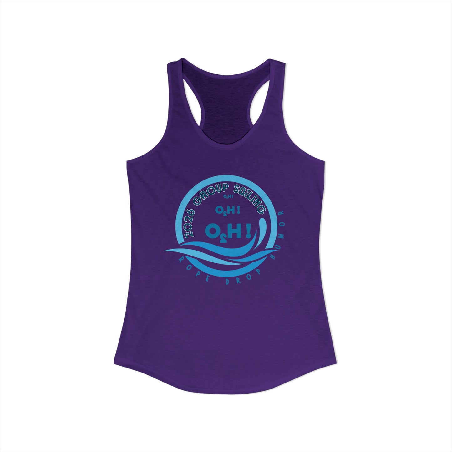 Topside of Water Racerback Tank