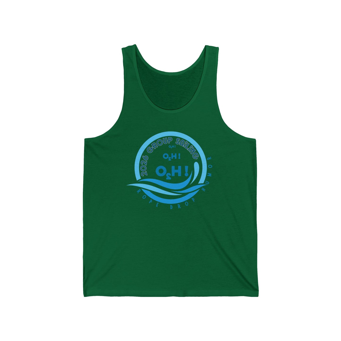 Topside of water Unisex Tank