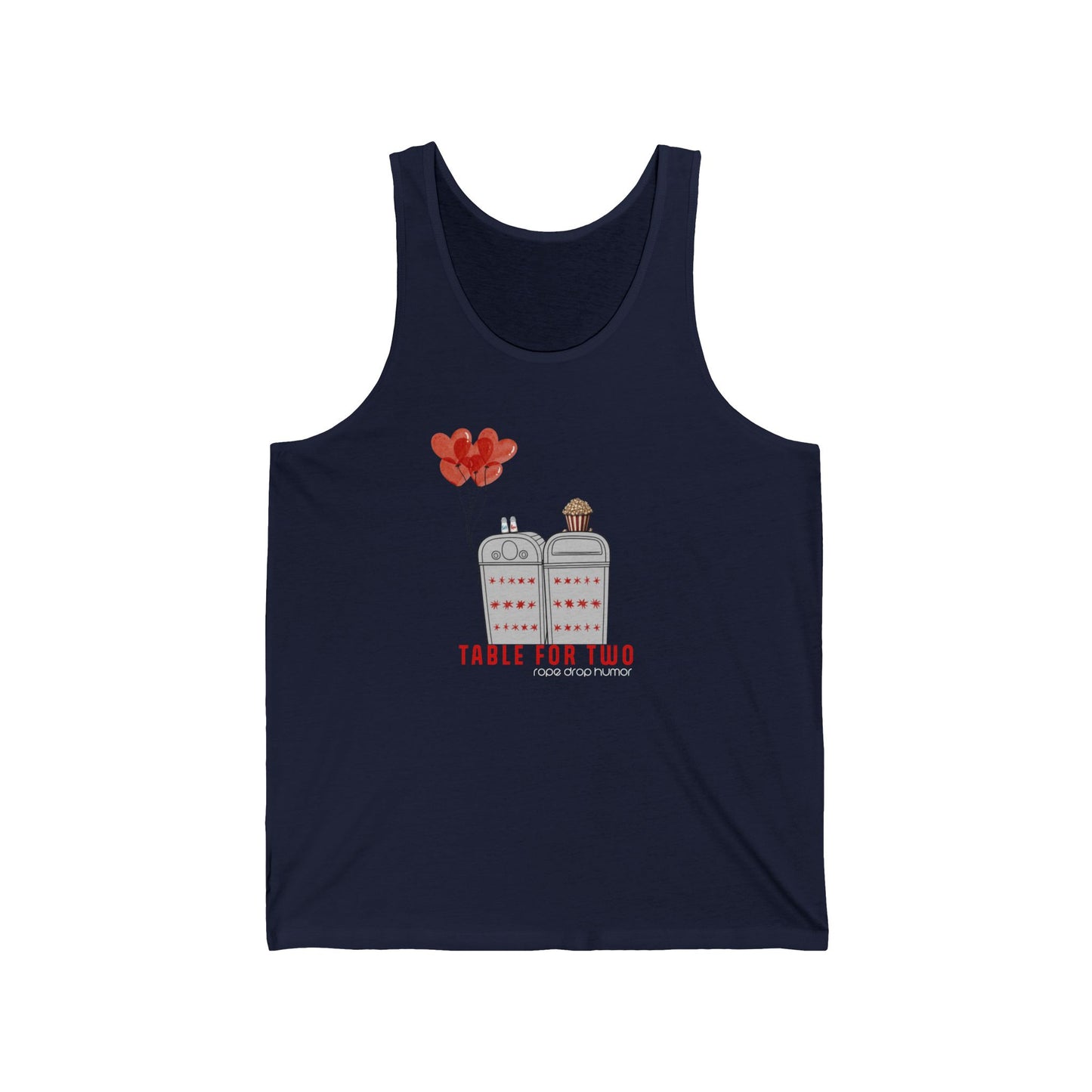 Table For Two Unisex Tank