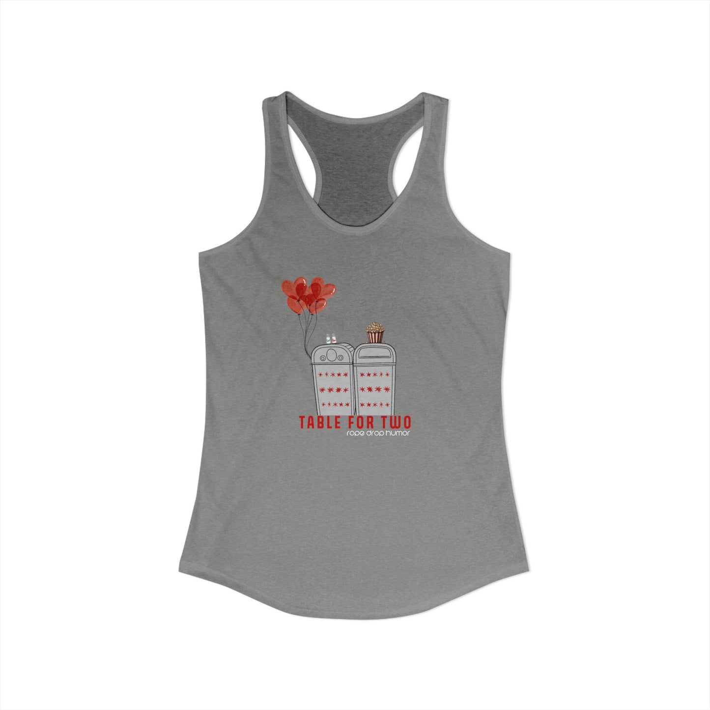 Table for Two Racerback Tank (runs small)